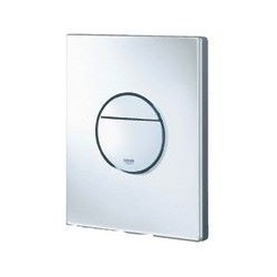 Grohe Plaque de commande Nova pour WC, 156 x 197 mm, montage vertical ou horizontal, blanc: 38765SH0