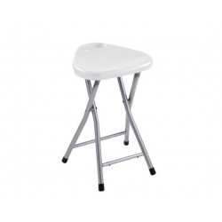 Gedy Tabouret repliable blanc CO75-02