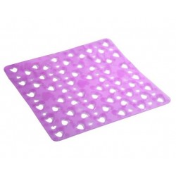 GEDY TAPIS ANTIDERAPANT CUORE LILAS