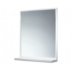 Gedy  miroir 45x60 cm avec etagere blanc