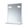 GEDY MIROIR A/SUPPORT ET ILL. BLANC: 2903-02