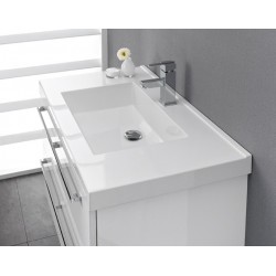 Meuble de salle de bain Pelipal Cubic de 90 cm Chêne foncé: BLOK CUBIC 3-1 pg1