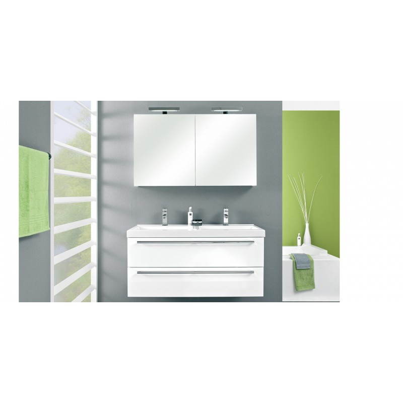 Meuble de salle de bain Pelipal Cubic de 120 cm blanc: BLOK CUBIC 3-6 pg2