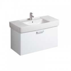 Geberit Meuble sous lavabo Plan 930mm, avec tiroir, blanc