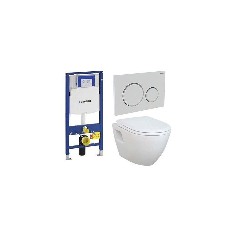 Geberit Pack Design cuvette suspendue blanche - Banio salle de bain