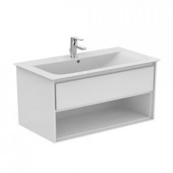Ideal standard Connect Air Meuble lavabo vanity 1 tiroir avec étagère ouverte 1000x440x517 mm