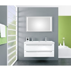 Meuble de salle de bain Pelipal Cubic de 120 cm blanc