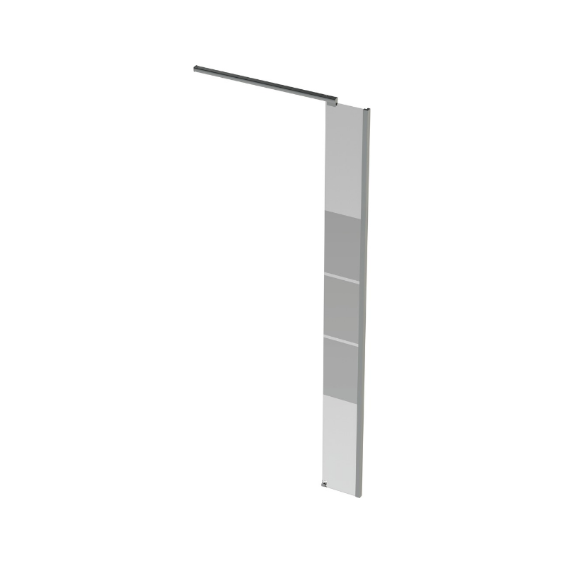 Banio Design Micho Paroi latérale verre transparent 8mm - 30X200cm | Banio
