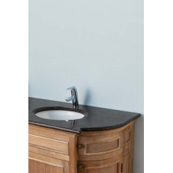 Banio-Flamant Meuble de salle de bain Chêne clair avec miroir - 160x55x86cm