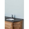 Banio-Flamant Meuble de salle de bain Chêne clair avec miroir - 160x55x86cm