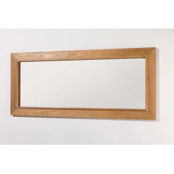 Miroir pour meuble de salle de Banio-flamant Couleur: Chêne clair Hauteur 70 Largeur 160 Profondeur 3,8