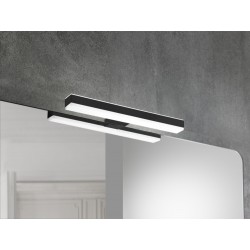 Eclairage LED Banio-Veronica pour armoire/miroir Noir - Largeur 28,4 cm, 8W, 550Lm
