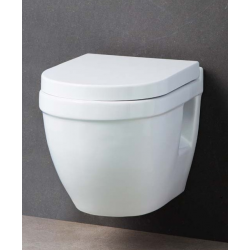 Geberit Pack WC suspendu cuvette soft-close et touche blanc - Banio