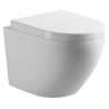 Geberit autoportant Pack wc suspendu blanc avec Geberit Duofix Sigma + set de fixation + touche mat chrome Complet