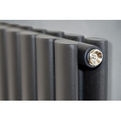 Banio radiateur ovale design vertical double  1800x590-10 element-2050w