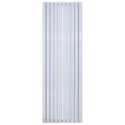 Banio radiateur c ovale design vertical double - 180x59cm 2050w blanc