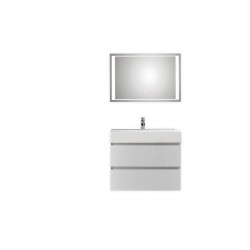 Pelipal meuble de salle de bain avec miroir de luxe Bali81 - blanc