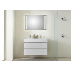 Pelipal meuble de salle de bain avec miroir de luxe Bali101 - blanc