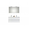 Pelipal meuble de salle de bain avec armoire miroir Calypsos120 - blanc