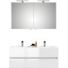Pelipal meuble de salle de bain avec armoire miroir Cento120 - blanc