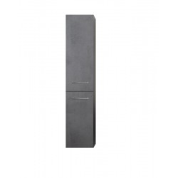 Pelipal armoire colonne de salle de bain avec poignée Valencia - gris foncé