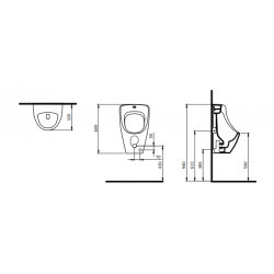Banio Urinoir - Anthracite mat | Banio salle de bain