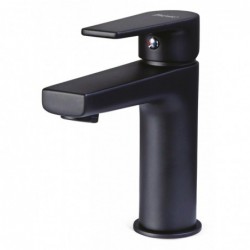 Banio design Sharp robinets mitigeur pour lavabo couleur noir mat