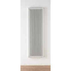 Banio radiateur design vertical Bell - 180x48cm 2608w blanc mat