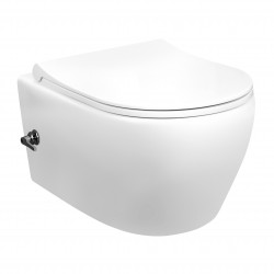 Banio rimoff wc suspendu blanc avec poignée eau froide