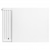 Banio panneau face lisse avec ligne pour radiateur en acier blanc 600x400