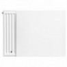 Banio panneau face lisse avec ligne pour radiateur en acier blanc 600x400