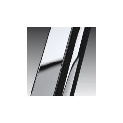 Novellini  giada h 70 dimension extensible de  68-69,5 cm verre trempe transparent  profilé chrome: GIADAH70-1K