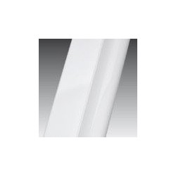 Novellini  Giada 2b paroi fixe cm  extensible cms 69-72 verre trempe transparent  profilé blanc: GIADNF69-1A