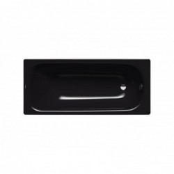 Kaldewei  baignoire acier émaillé   SANIFORM PLUS Mod.363-1, 1700 x 700, noir,avec anti-dérapant Complet