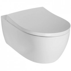 Geberit Icon WC suspendu Sans bride 6l avec abattant soft-close icon Slim - Blanc