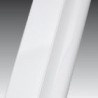 Novellini  lunes h 120 dimension extensible de  118-119.5 cm verre trempe transparent  profilé blanc: LUNESH120-1A