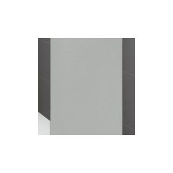 Novellini  rose 2p 151 gauche   dimension extensible de  151-157 cm vitrage satin  profilé blanc /chro me: ROSE2P151S-4D